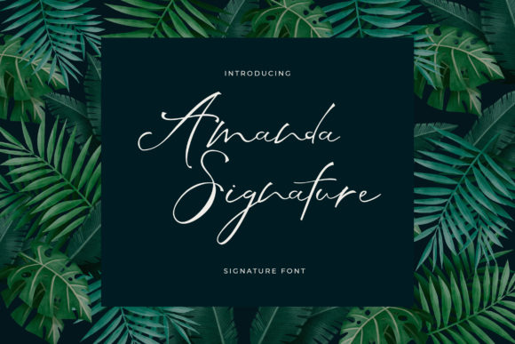 Amanda Signature: The Font That Elevates Your Campaigns