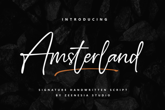 Amsterland: A Delicate Script Font for Modern Branding