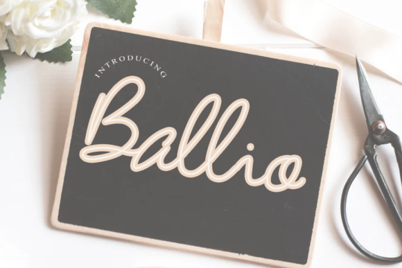 Ballio: A Handwritten Font for Modern Branding