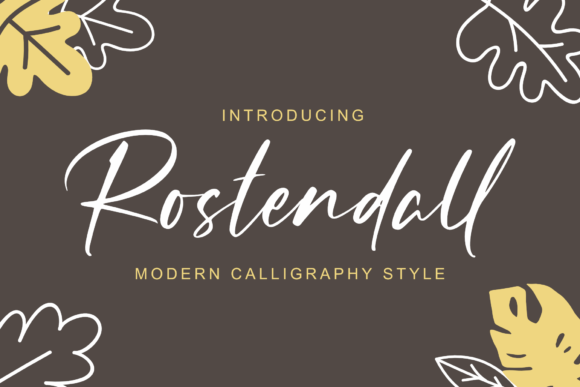 Boost Your Campaign with the Rostendall Font