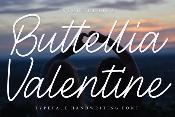 Buttellia Valentine: A Handwritten Font for Romantic Creations