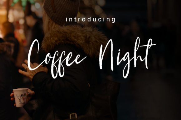 Coffee Night Font for Engaging Digital Campaigns