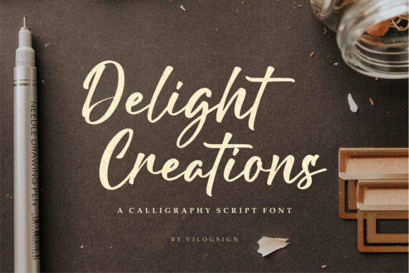 Delight Creations: A Timeless Font for Small Business Branding