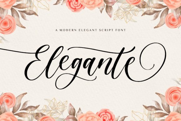 Elegante: A Romantic Script Font for Campaign Design