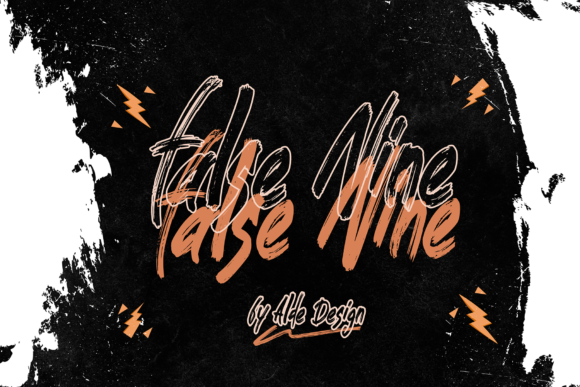False Nine: A Handwritten Font That Elevates Handmade Creations