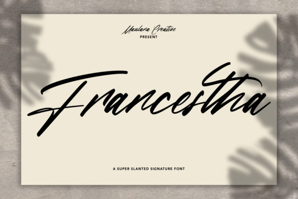 Francestha: A Script Font That Elevates Your Brand