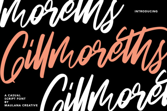Gillmoreths Script Font for Modern Web Design