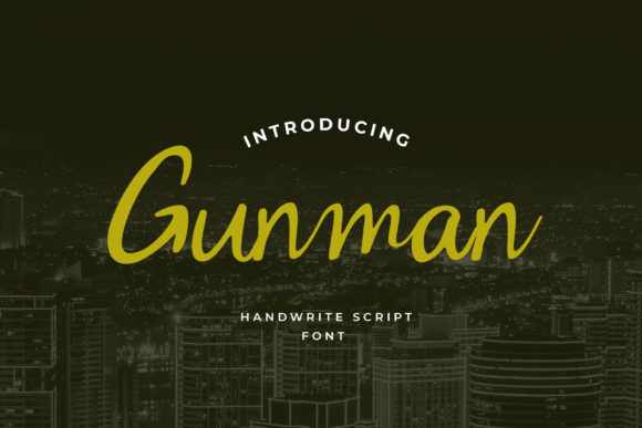 Gunman Font for Dynamic Branding and Marketing