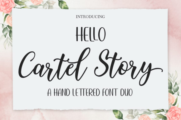 Hello Cartel Story Font for Web Design