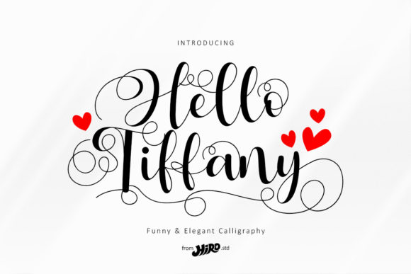 Hello Tiffany: A Modern Script Font for Branding Projects