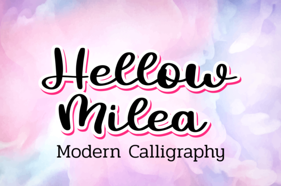 Hellow Milea Font for Campaign Design