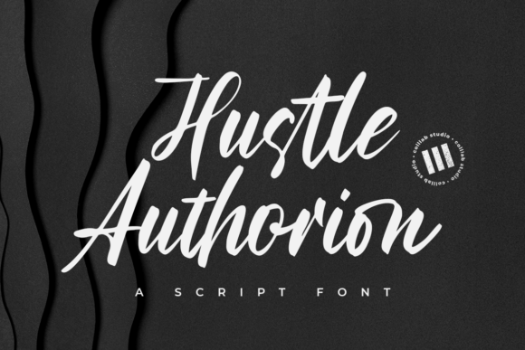 Hustle Authorion Font for Editorial Design