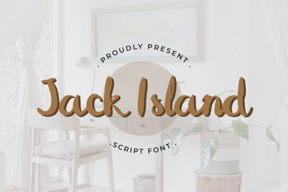 Jack Island: A Stylish Script Font for Modern Editorial Design