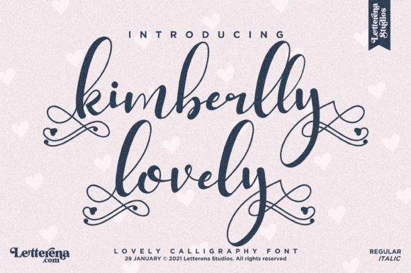 Kimberlly Lovely Font for Web Design