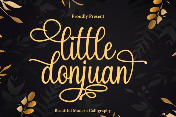 Little Donjuan: A Graceful Script Font for Digital Design