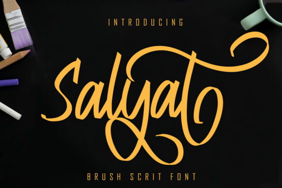 Salyat Font for Handmade Creations
