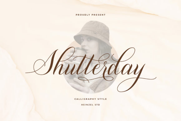 Shutterday Font for Handmade and Commercial Projects