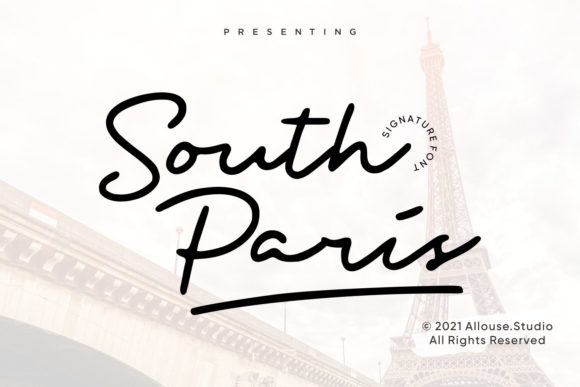 South Paris Font for Campaign Creativity