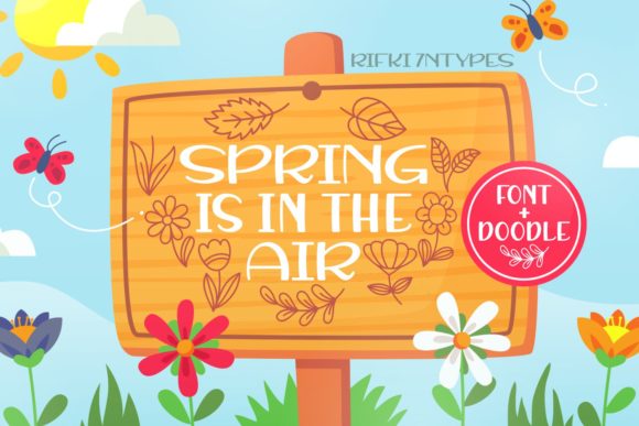 Spring Is in the Air Font for Web Design