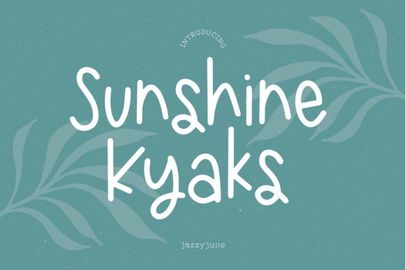 Sunshine Kyaks Font for Creative Branding Projects