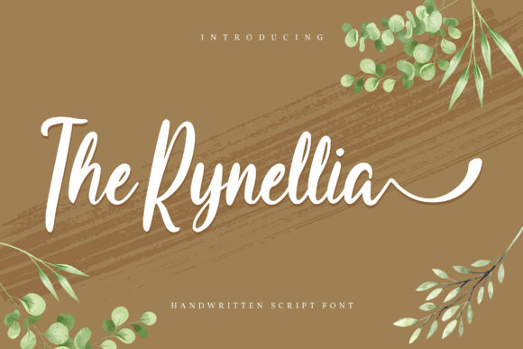 The Rynellia: A Handwritten Script Font for Polished Branding