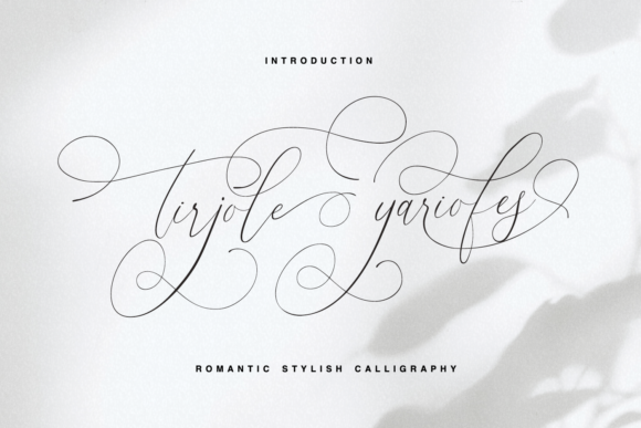 Tirjole Yariofes Font for Web and Digital Design