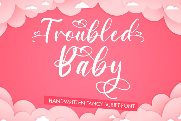 Troubled Baby: A Handwritten Font for Thoughtful Editorial Design