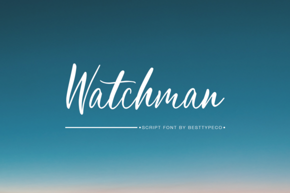 Watchman: A Refined Handwritten Font for Editorial Design