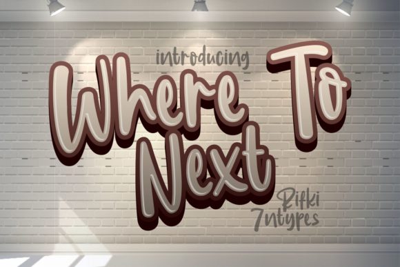 Where to Next: A Handwritten Font for Editorial Elegance