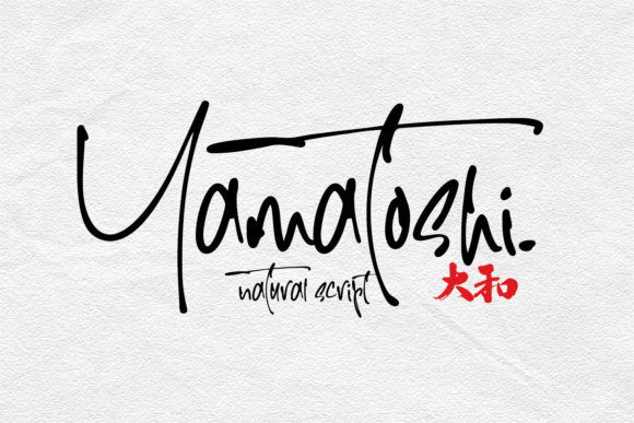 Yamatoshi: A Handwritten Script Font That Elevates Brand Identity